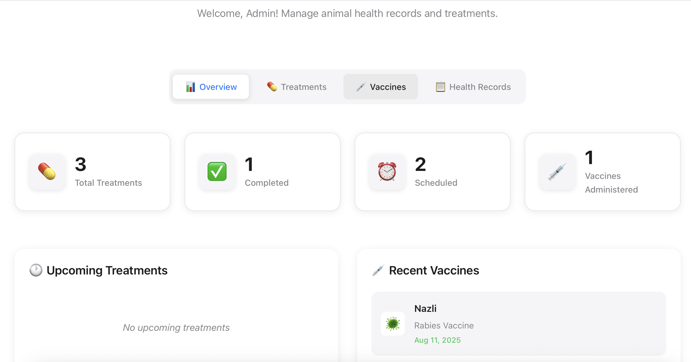 Treatments Page